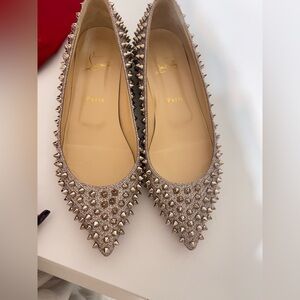 Christian Louboutin pigalle rockstud flats